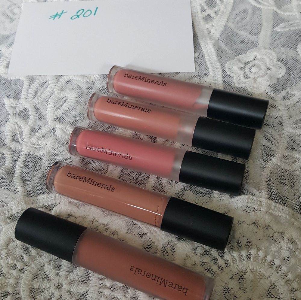 #201  5 Gen Nude Matte Liquid Lipstick NEW